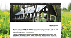Desktop Screenshot of podkamenem.cz